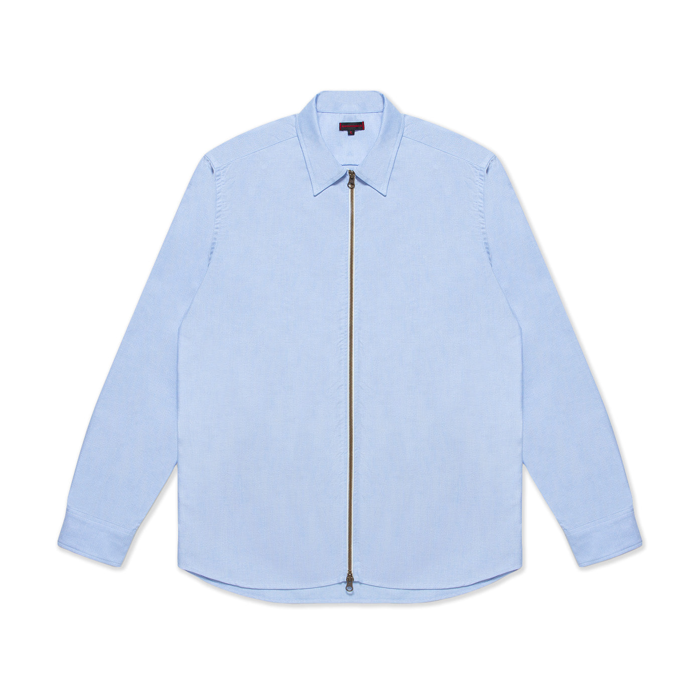 CLOT Men Zip mini Shirt Blue - TOPS - Canada