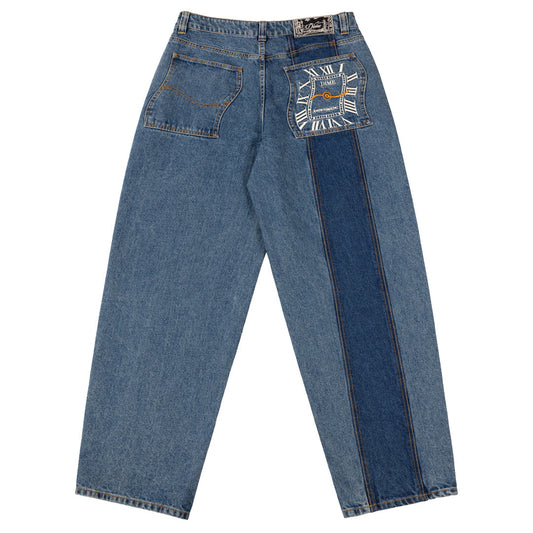 Dime Baggy Denim Pants Knowmatic Blue BOTTOMS Canada