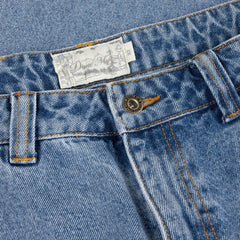 Dime Classic Relaxed Denim Pants Sandblasted Blue - BOTTOMS - Canada