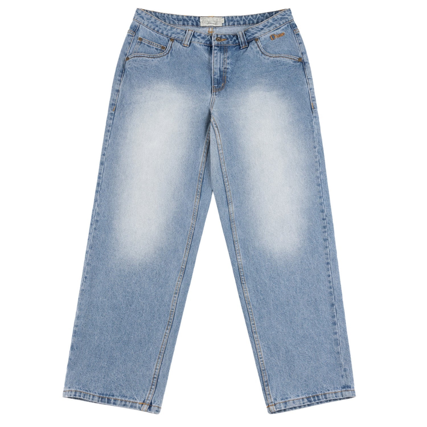 Dime Classic Relaxed Denim Pants Sandblasted Blue - BOTTOMS - Canada