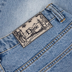 Dime Classic Relaxed Denim Pants Sandblasted Blue - BOTTOMS - Canada