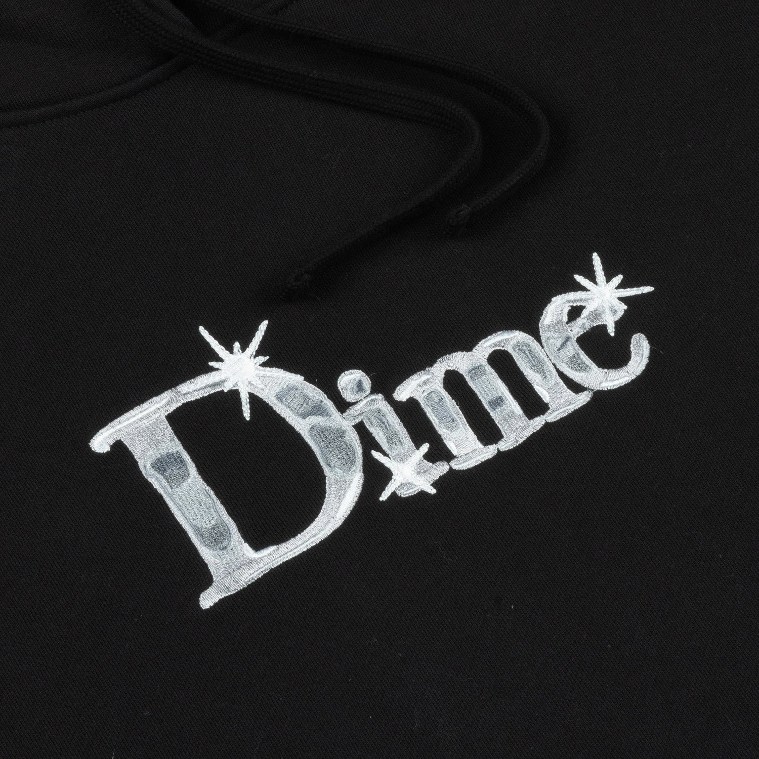Dime Classic Shiny Hoodie Black - SWEATERS - Canada