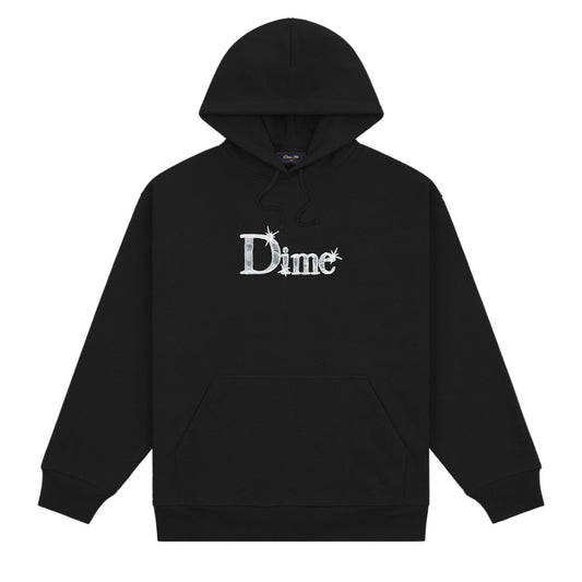 Dime Classic Shiny Hoodie Black - SWEATERS - Canada