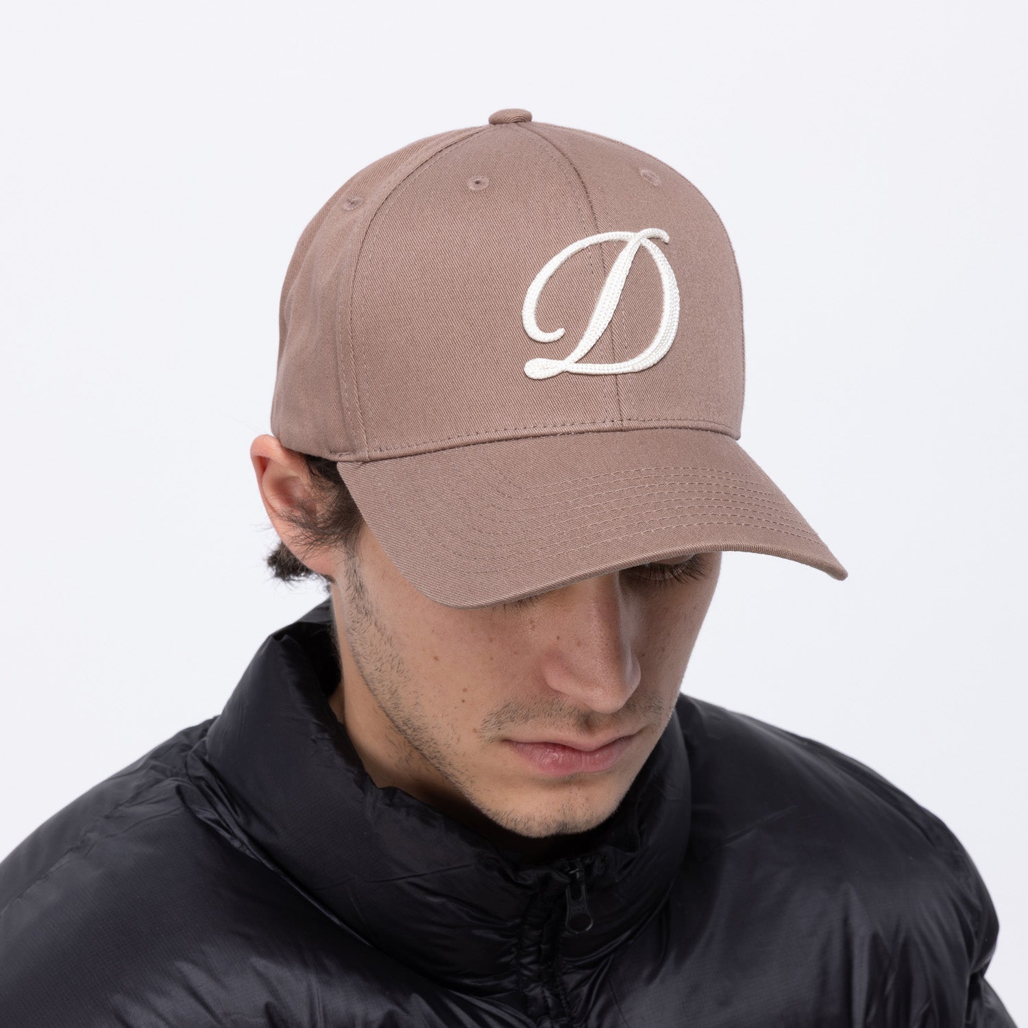 Dime Cursive D Full Fit Cap Tan - HEADWEAR - Canada