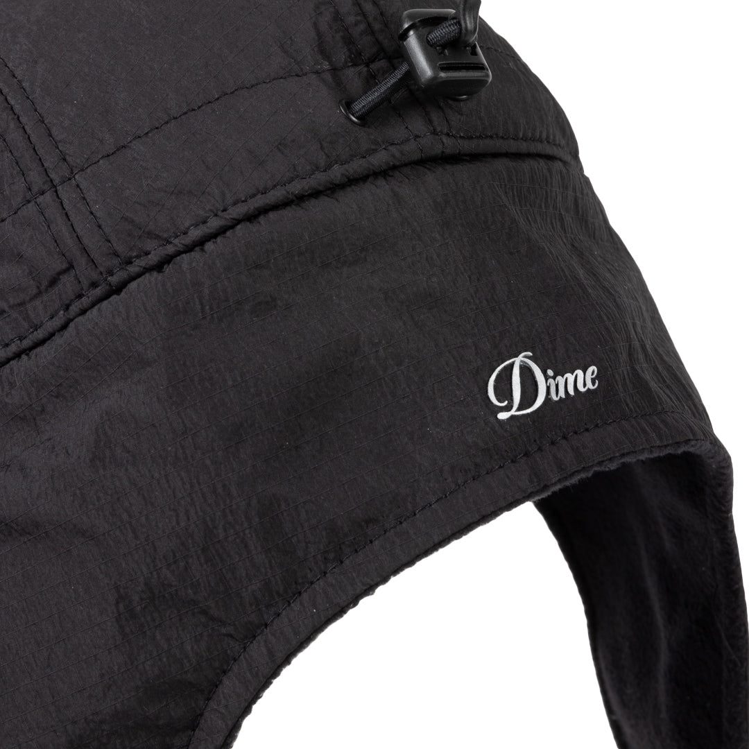 Dime Cursive Earflap Cap Black - HEADWEAR - Canada
