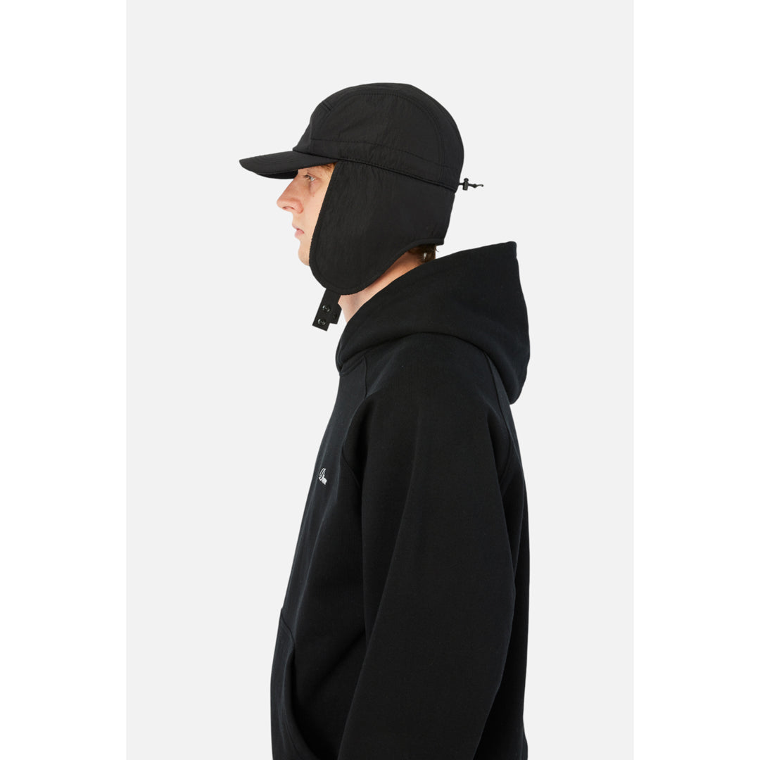 Dime Cursive Earflap Cap Black - HEADWEAR - Canada