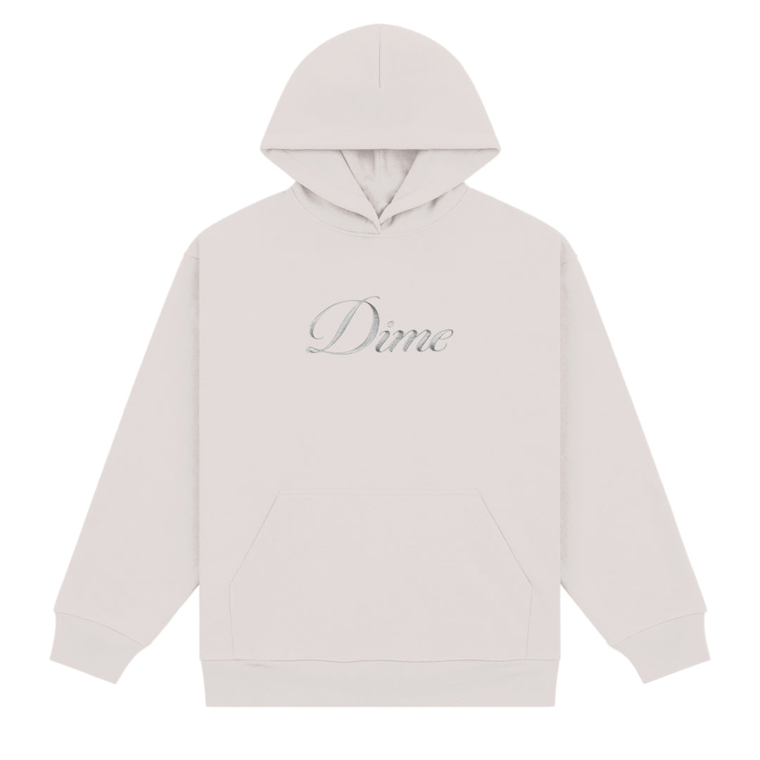 Dime Cursive Hoodie Cement SWEATERS Canada