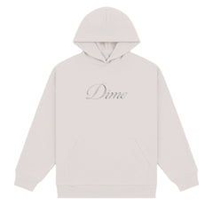 Dime Cursive Hoodie Cement SWEATERS Canada