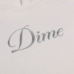 Dime Cursive Hoodie Cement SWEATERS Canada