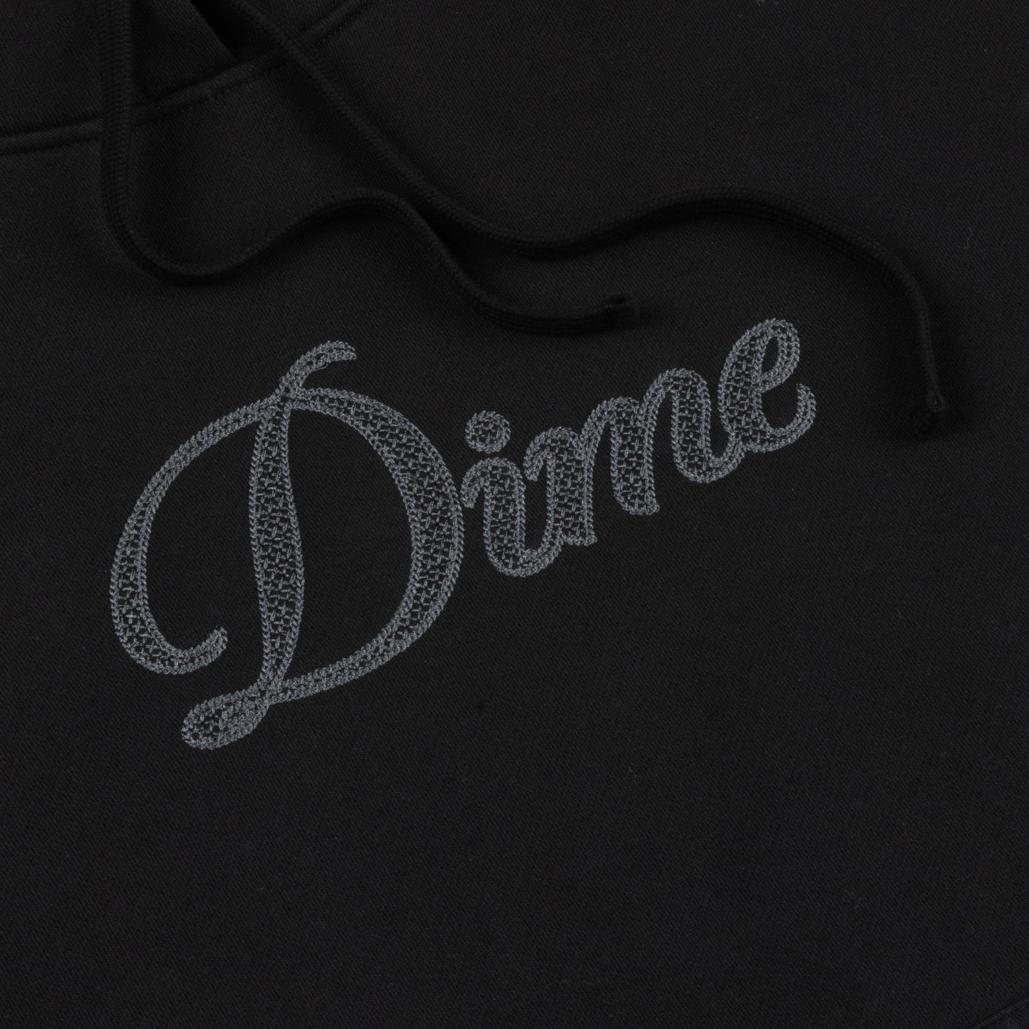 Dime Cursive Logo Hoodie Black - SWEATERS - Canada