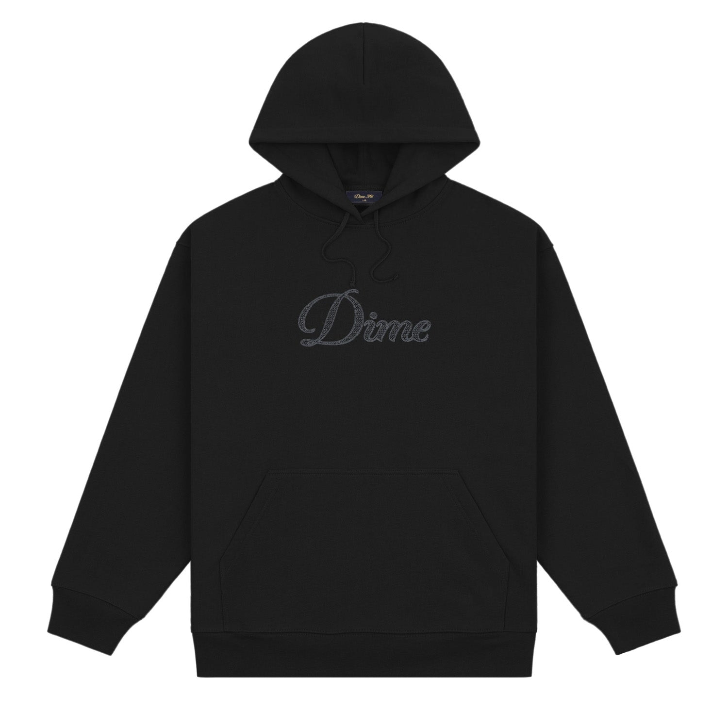 Dime Cursive Logo Hoodie Black - SWEATERS - Canada