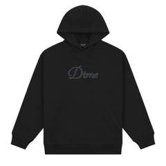 Dime Cursive Logo Hoodie Black - SWEATERS - Canada