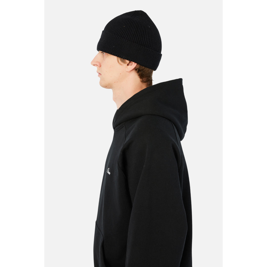 Dime Cursive Rib Beanie Black - HEADWEAR - Canada