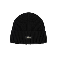 Dime Cursive Rib Beanie Black HEADWEAR Canada