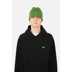 Dime Cursive Rib Beanie Khaki Green - HEADWEAR - Canada