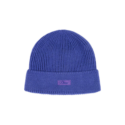 Dime Cursive Rib Beanie Purple - HEADWEAR - Canada
