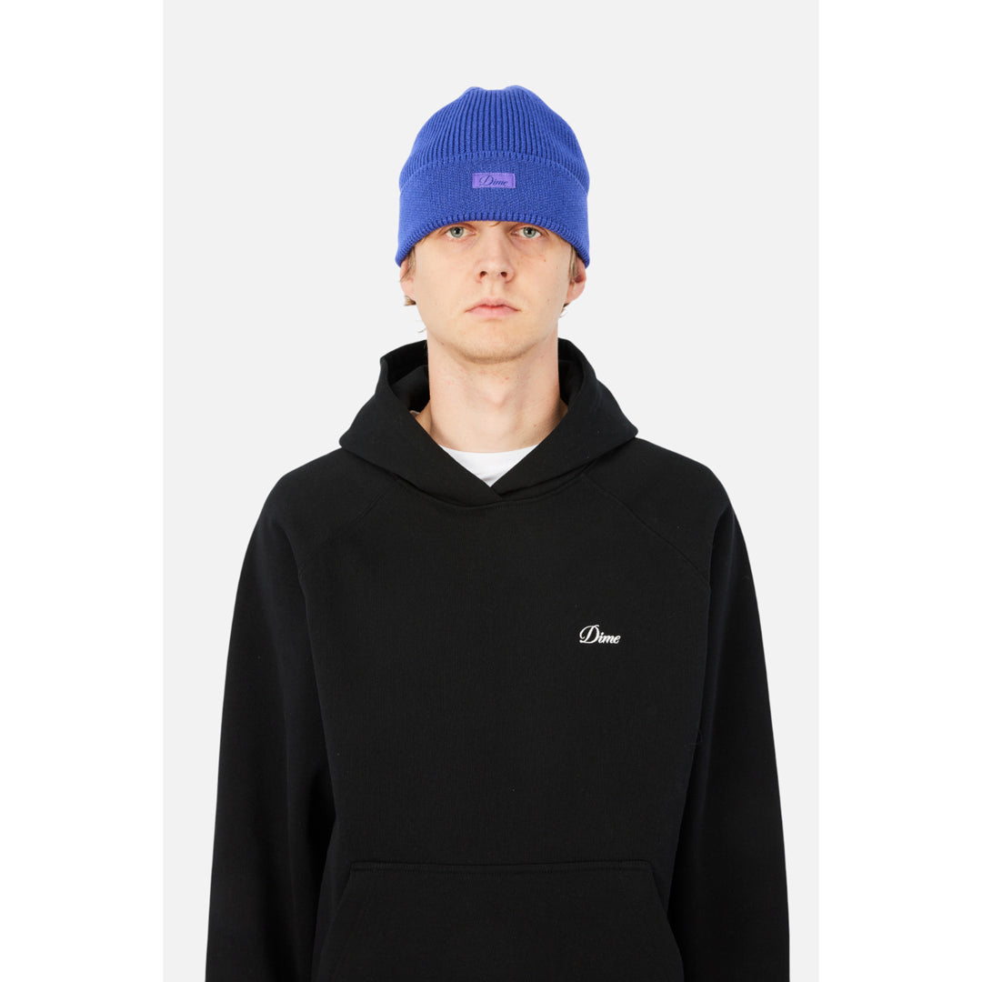 Dime Cursive Rib Beanie Purple - HEADWEAR - Canada