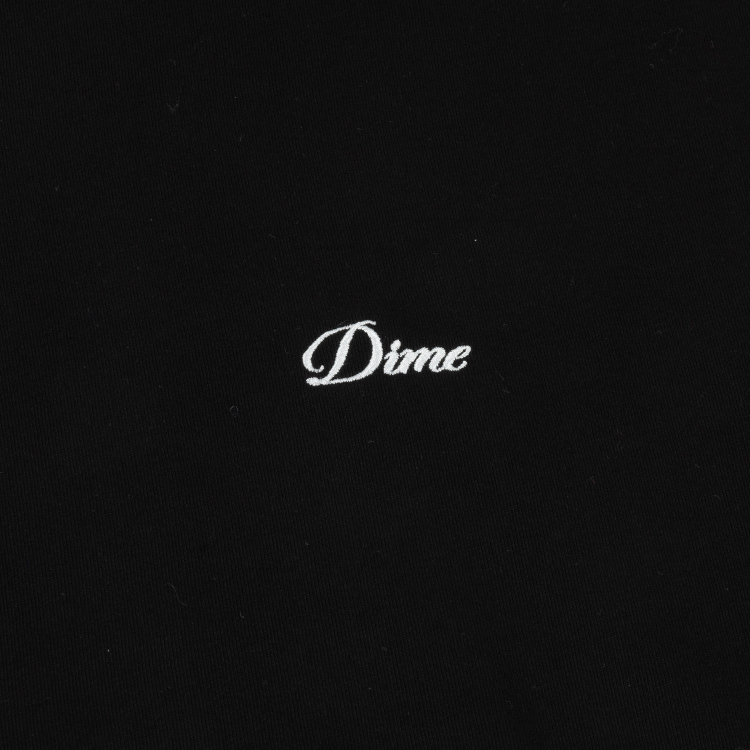 Dime Cursive Small Logo T-Shirt Black - T-SHIRTS - Canada