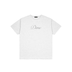 Dime Cursive T-Shirt Ash - T-SHIRTS - Canada