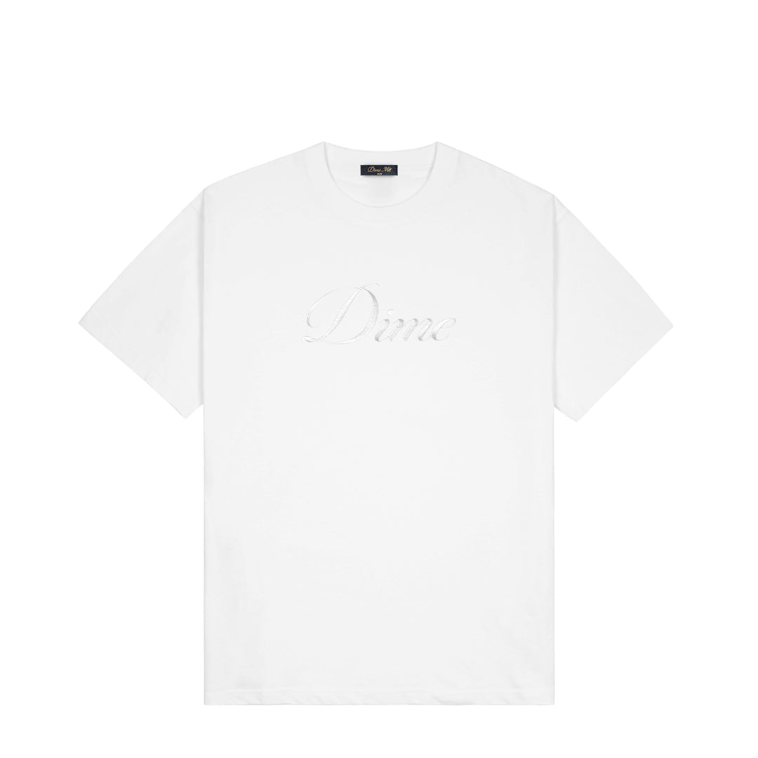 Dime Cursive T Shirt White T SHIRTS Canada