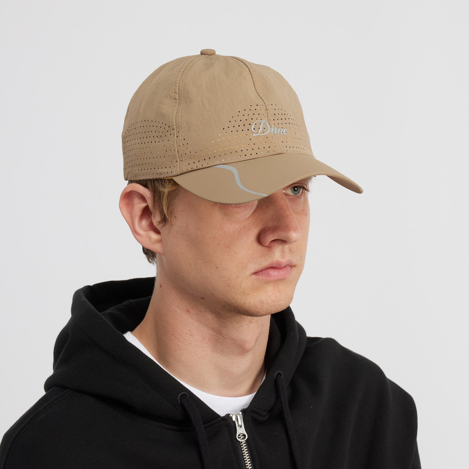 Dime Cursive Tech Cap Taupe - HEADWEAR - Canada