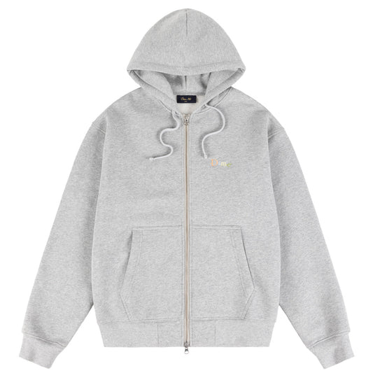 Dime Friends Zip Hoodie Heather Gray SWEATERS Canada