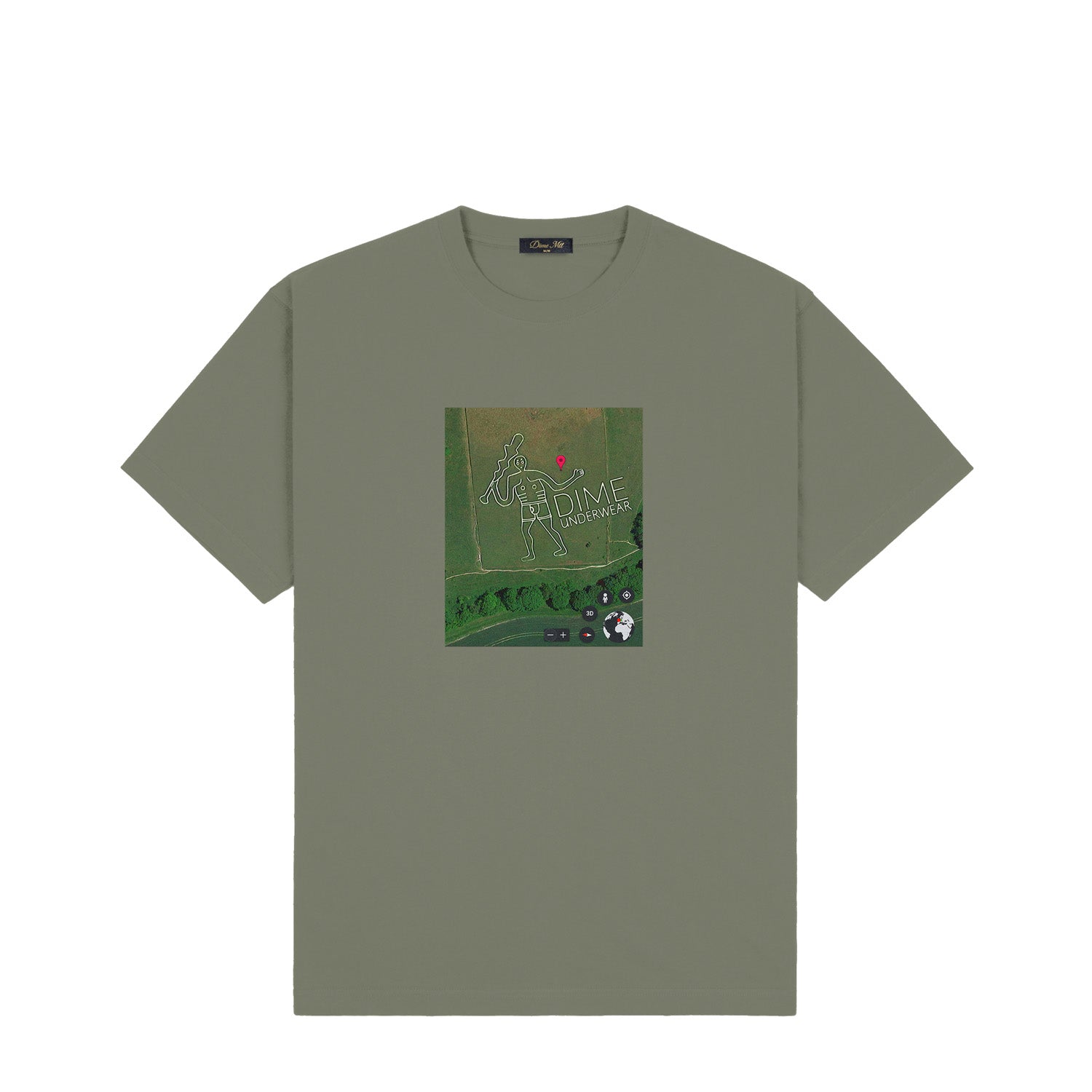 Dime GPS T-Shirt Thyme - T-SHIRTS - Canada