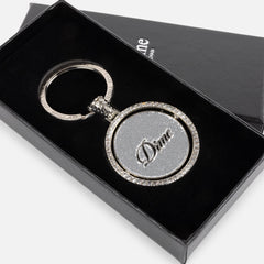 Dime Iced Out Keychain Silver - ACCESSORIES - Canada