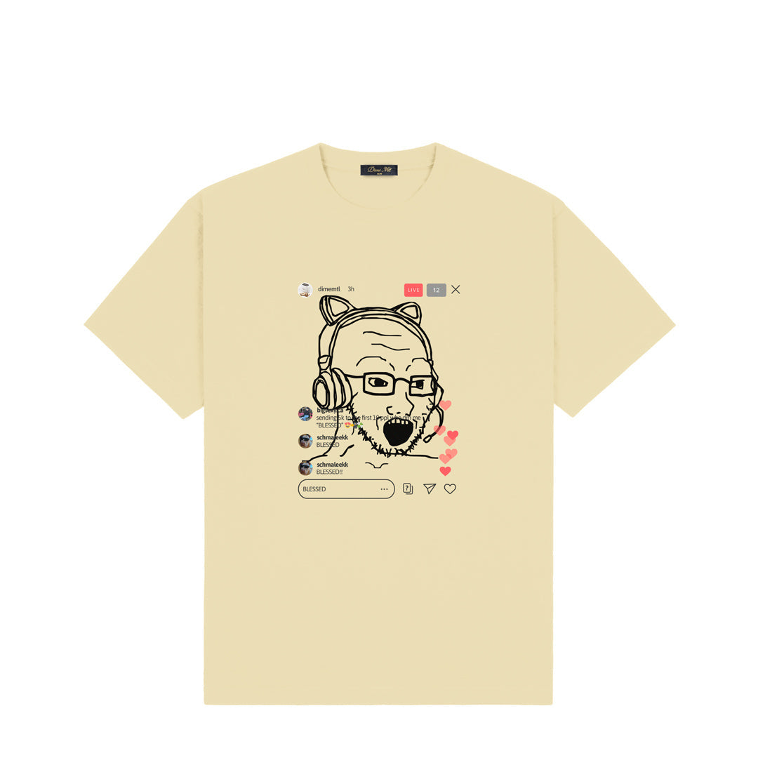 Dime Live T Shirt Cloud Cream T SHIRTS Canada