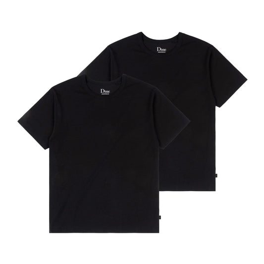 Dime Men Classic 2 Pack Undershirts Black - T-SHIRTS - Canada