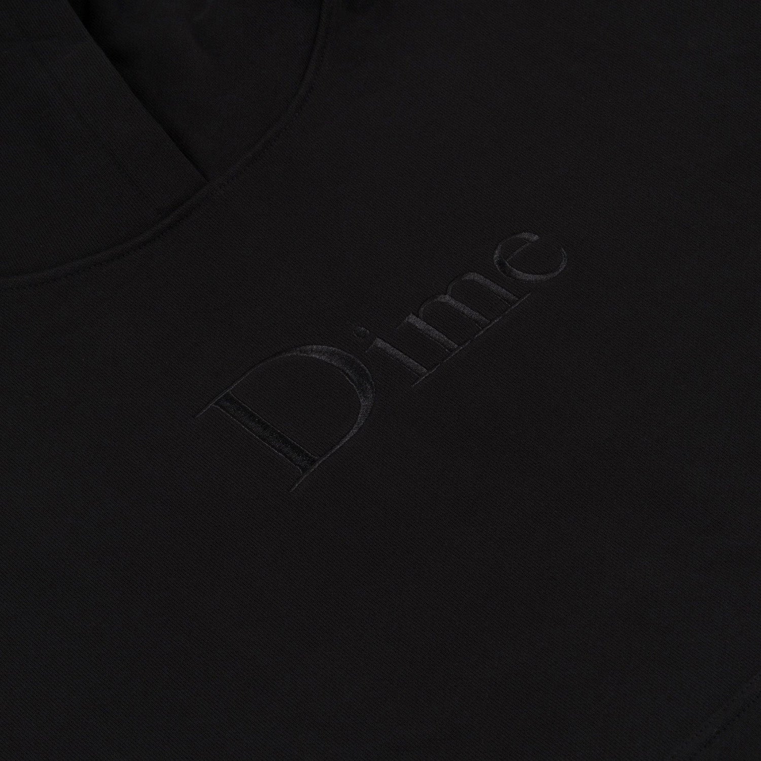 Dime Men Classic Big Logo Hoodie Black - SWEATERS - Canada