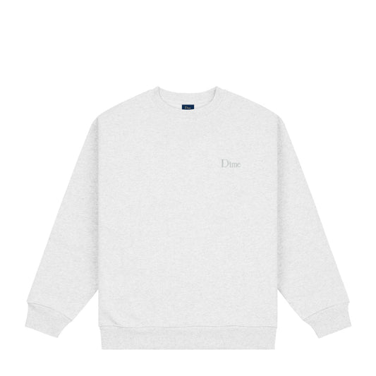 Dime Men Classic Small Logo Crewneck Ash - SWEATERS - Canada