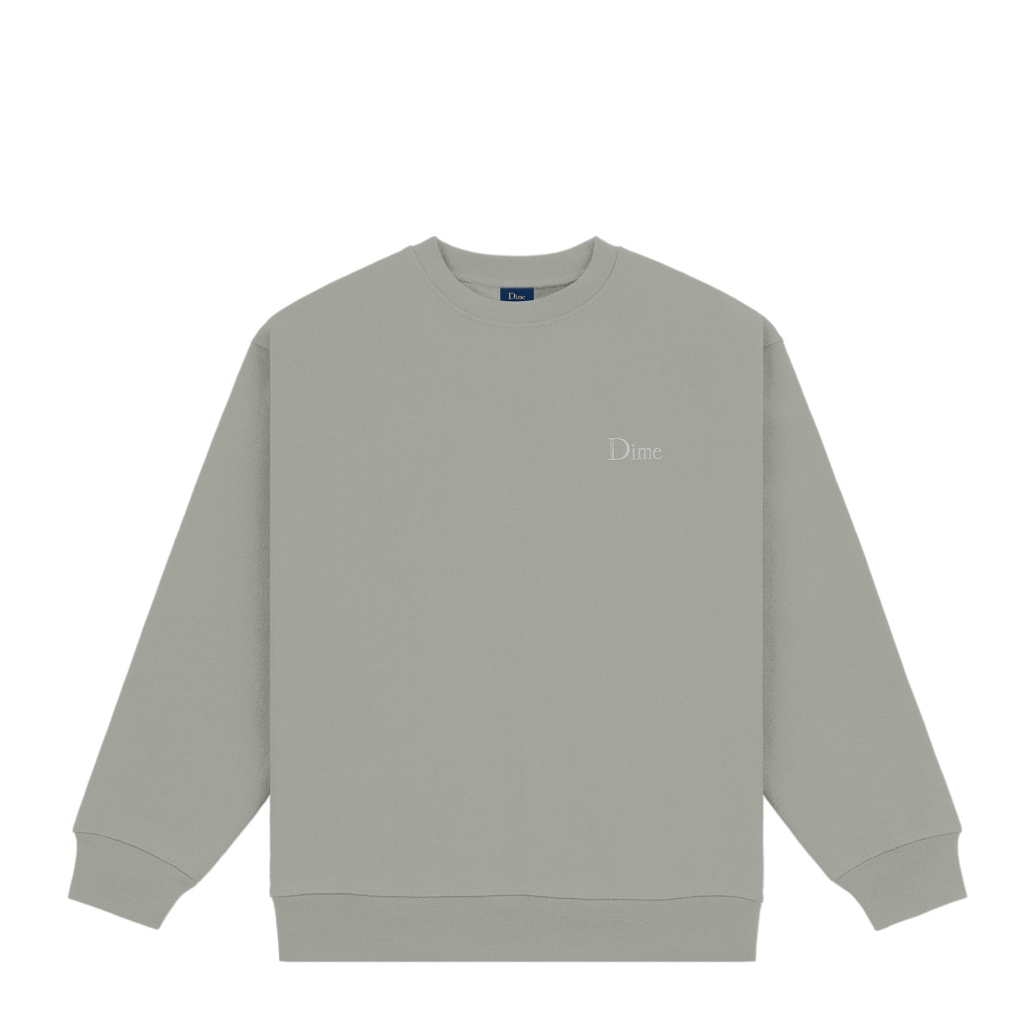 Dime Men Classic Small Logo Crewneck Gravel - SWEATERS - Canada