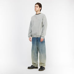 Dime Men Classic Small Logo Crewneck Gravel - SWEATERS - Canada