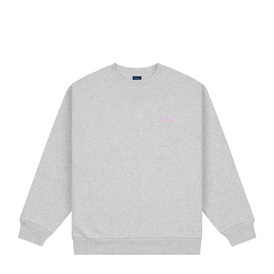 Dime Men Classic Small Logo Crewneck Heather Gray - SWEATERS - Canada