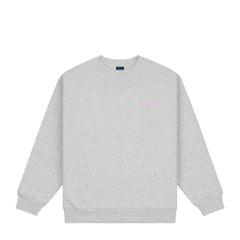 Dime Men Classic Small Logo Crewneck Heather Gray - SWEATERS - Canada