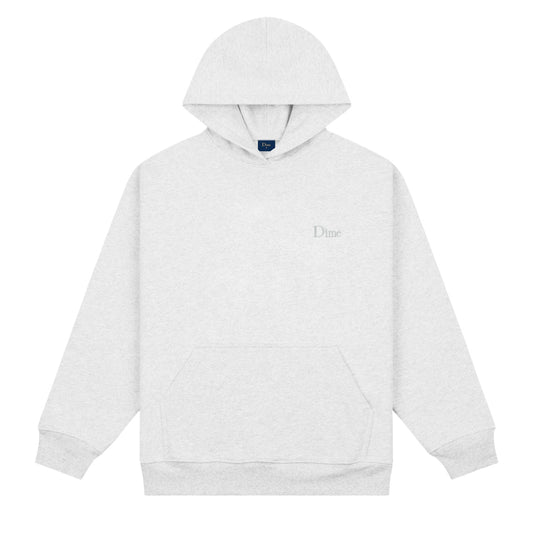 Dime Men Classic Small Logo Hoodie Ash - SWEATERS - Canada