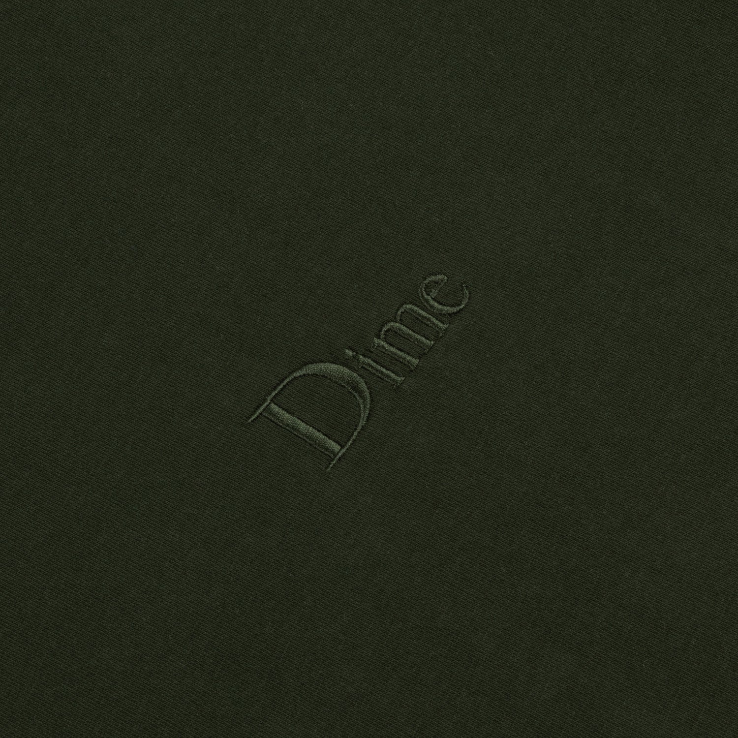 Dime Men Classic Small Logo Hoodie Forest Green - SWEATERS - Canada