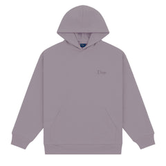Dime Men Classic Small Logo Hoodie Plum Gray - SWEATERS - Canada