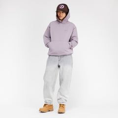 Dime Men Classic Small Logo Hoodie Plum Gray - SWEATERS - Canada