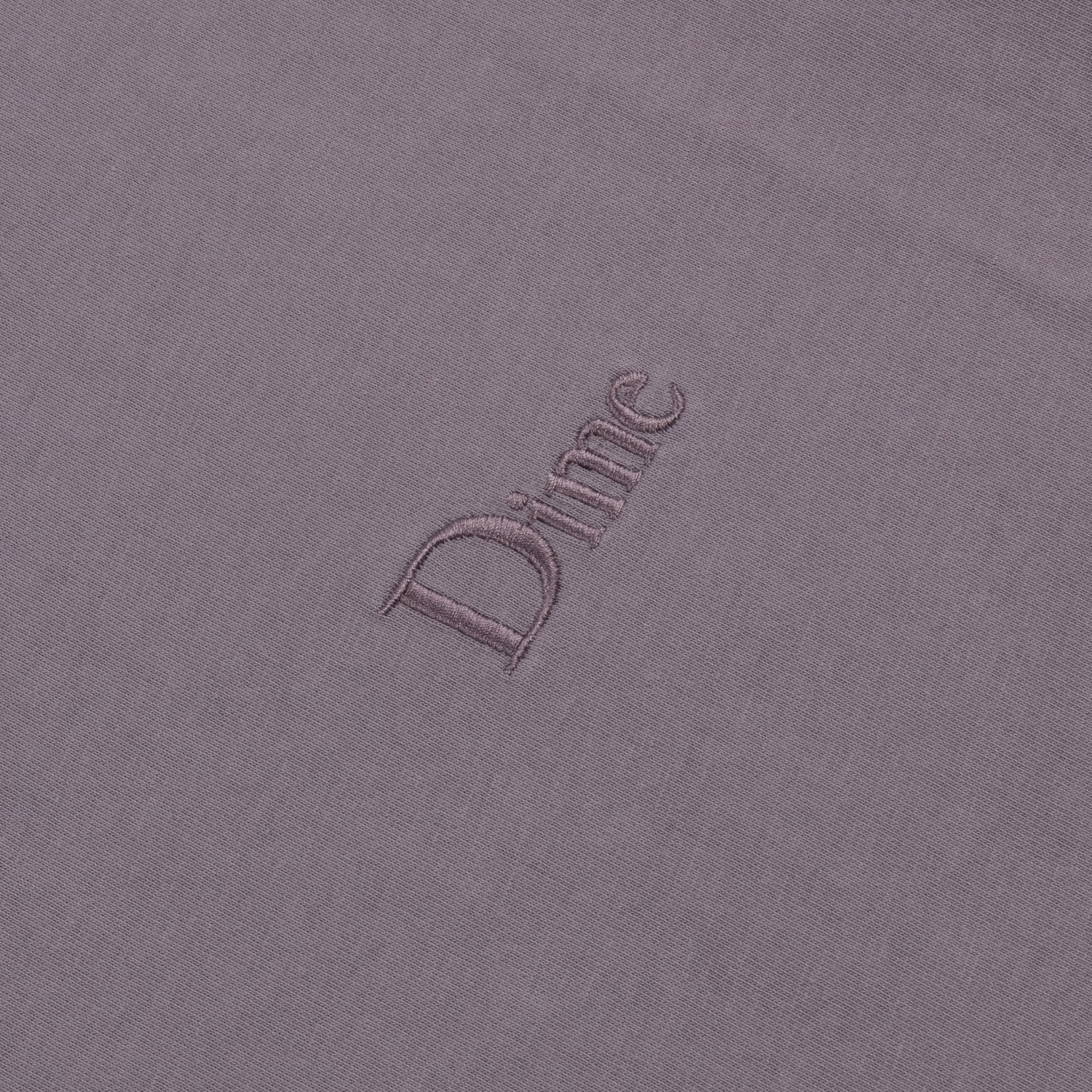 Dime Men Classic Small Logo Hoodie Plum Gray - SWEATERS - Canada