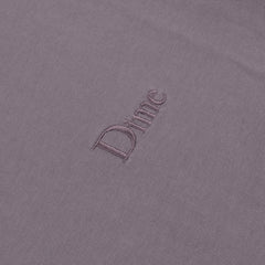 Dime Men Classic Small Logo Hoodie Plum Gray - SWEATERS - Canada