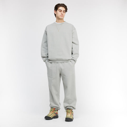 Dime Men Classic Small Logo Sweatpants Gravel - BOTTOMS - Canada