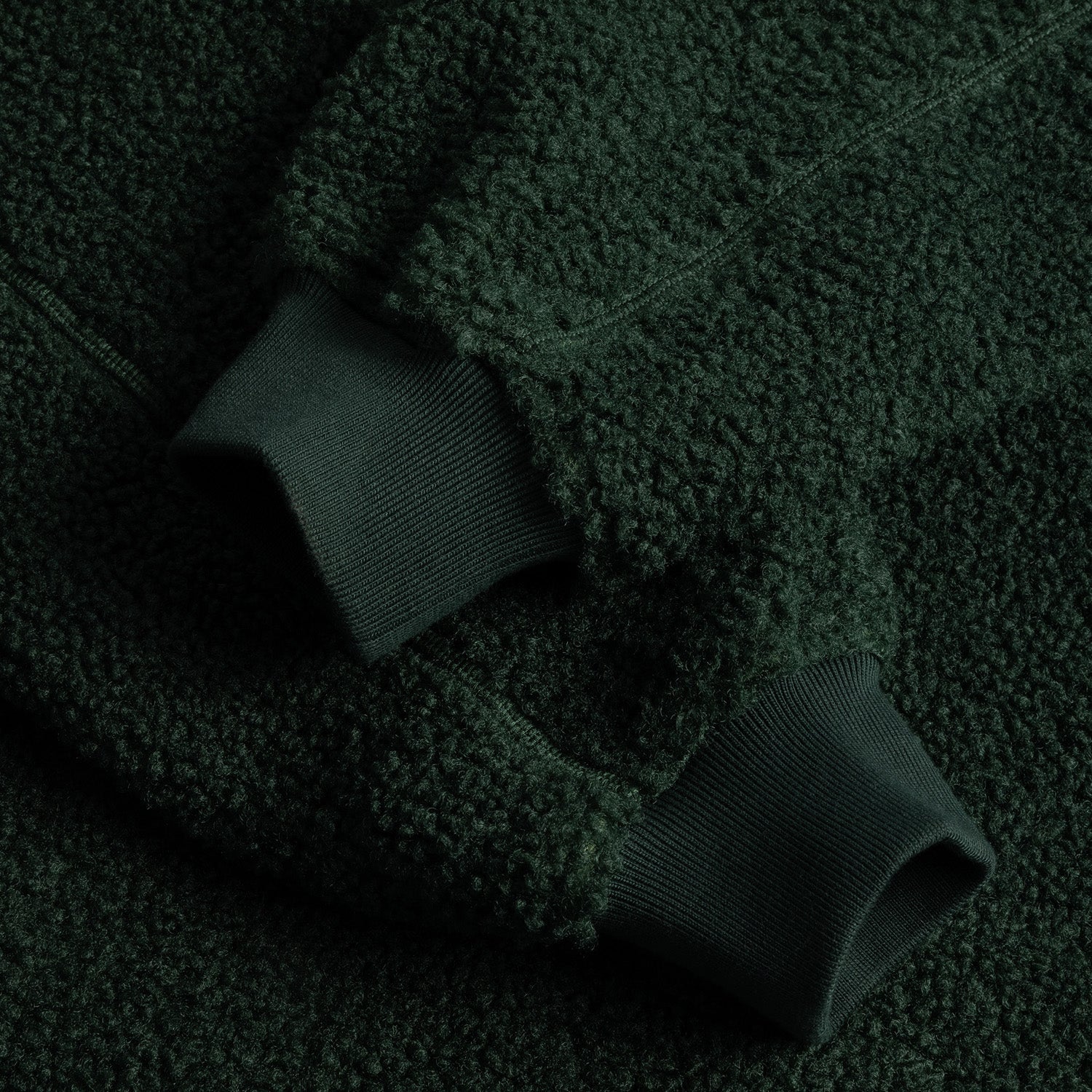 Dime Men Polar Fleece Sherpa Zip Forest - OUTERWEAR - Canada