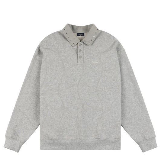 Dime Men Wave Rugby Heather Gray - TOPS - Canada