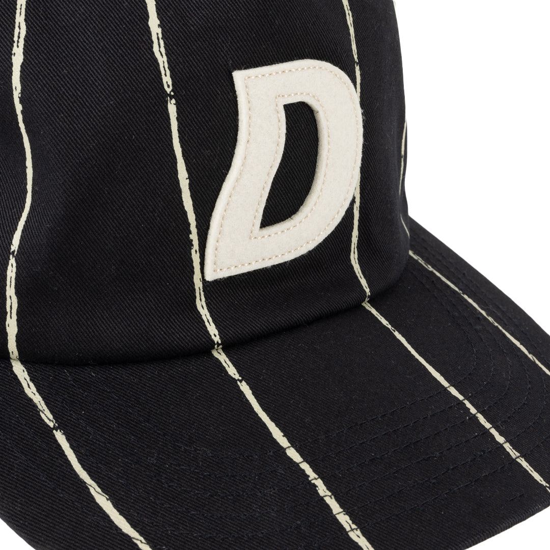 Dime Pinstriped Worker Cap Black - HEADWEAR - Canada