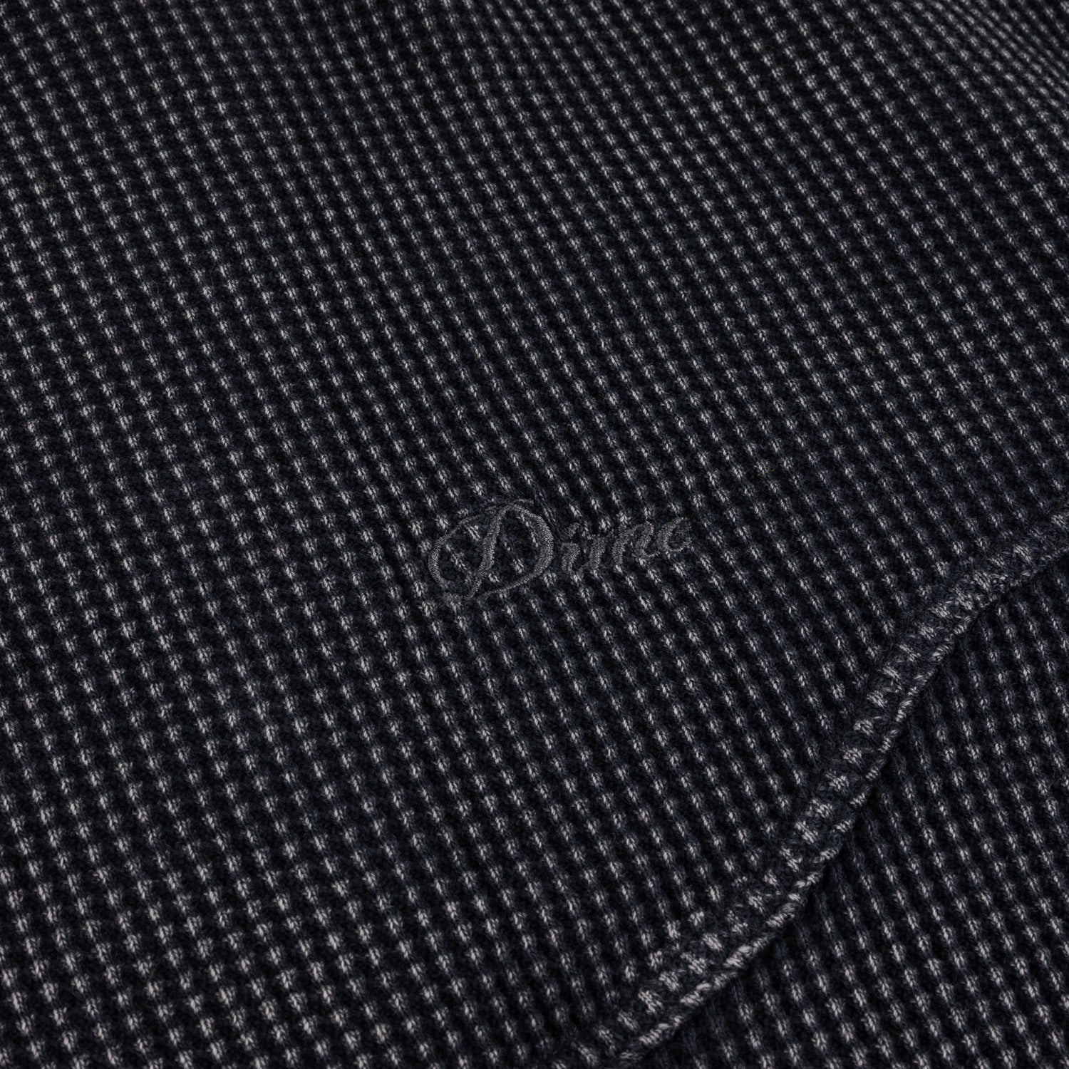 Dime Premium Waffle Zip Hoodie Faded Black - SWEATERS - Canada