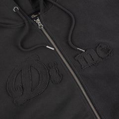 Dime Reverse French Terry Zip Hoodie Vintage Black SWEATERS Canada