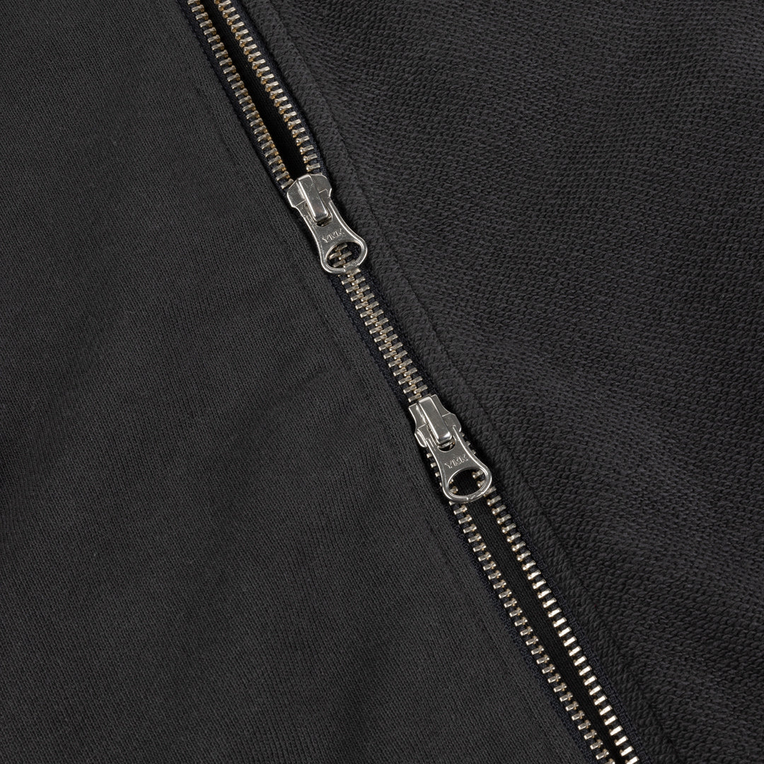 Dime Reverse French Terry Zip Hoodie Vintage Black SWEATERS Canada