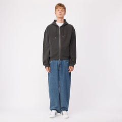 Dime Reverse French Terry Zip Hoodie Vintage Black SWEATERS Canada